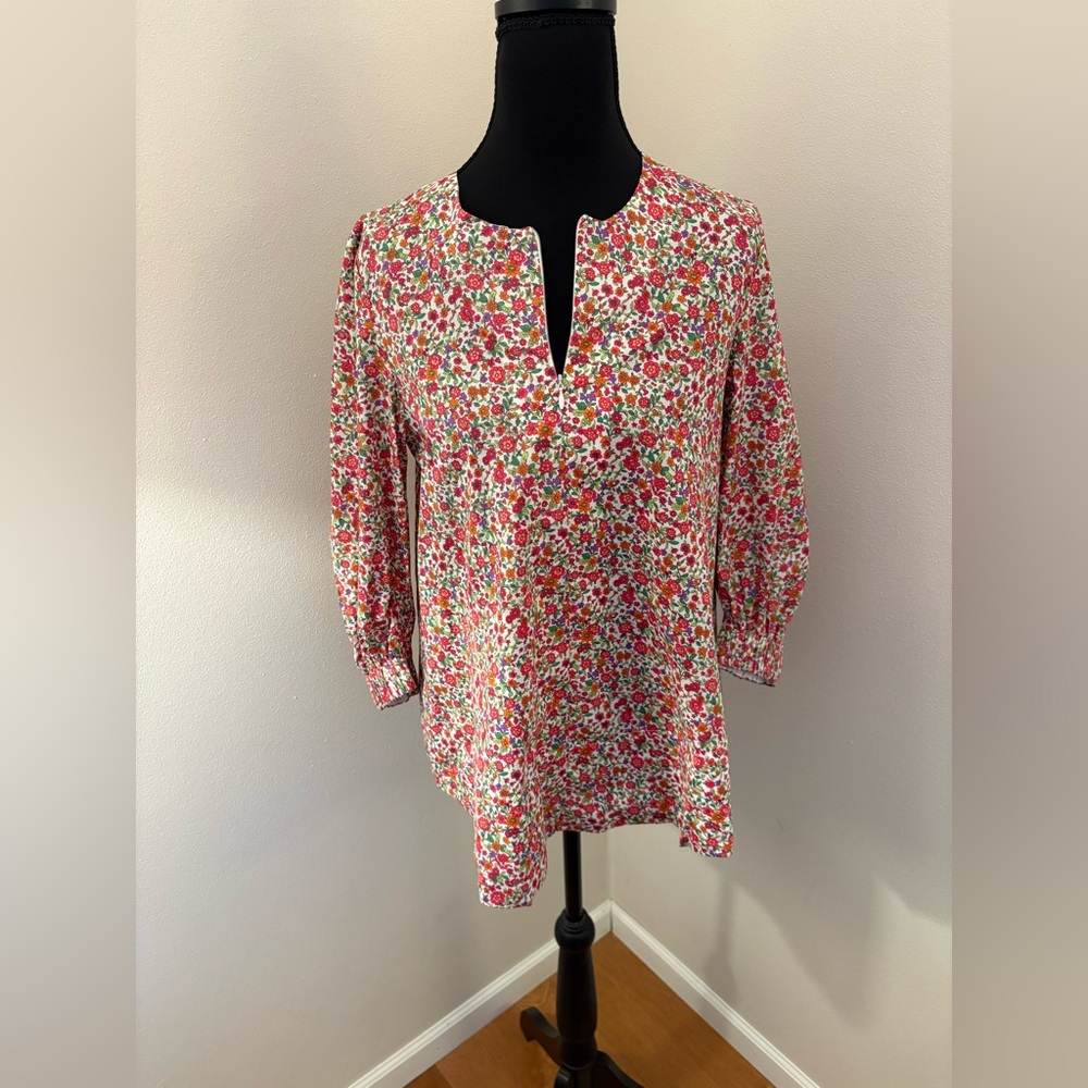 Pomander Place Floral Blouse